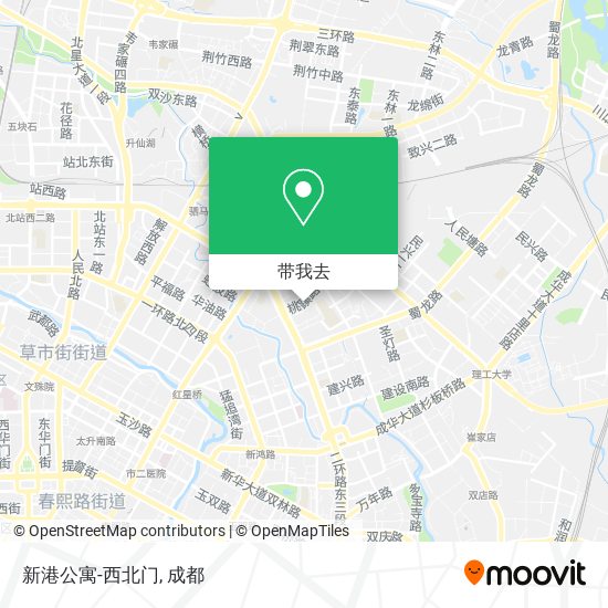新港公寓-西北门地图