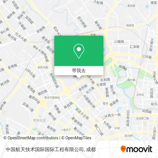 中国航天技术国际国际工程有限公司地图