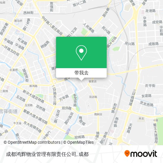 成都鸿辉物业管理有限责任公司地图