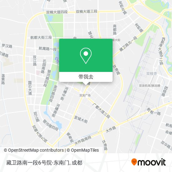 藏卫路南一段6号院-东南门地图