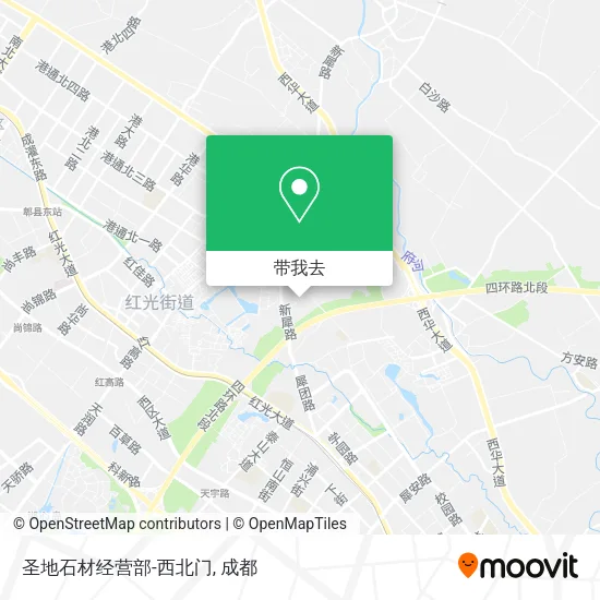 圣地石材经营部-西北门地图