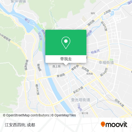 江安西四街地图