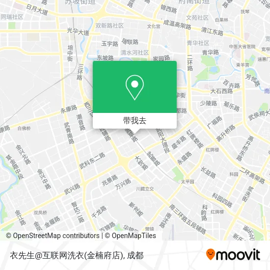 衣先生@互联网洗衣(金楠府店)地图