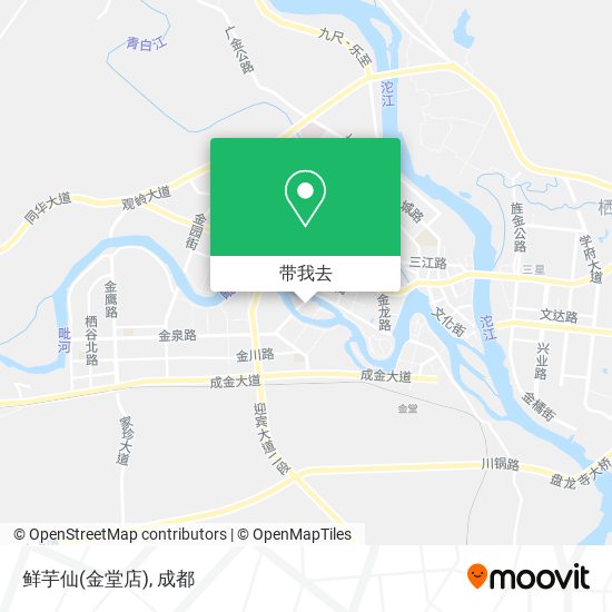 鲜芋仙(金堂店)地图