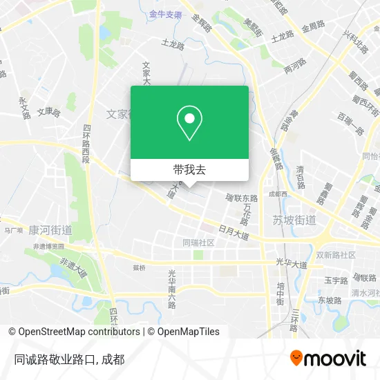 同诚路敬业路口地图