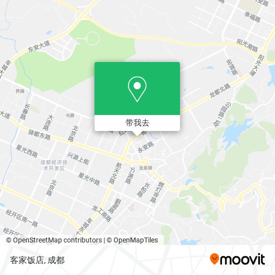 客家饭店地图