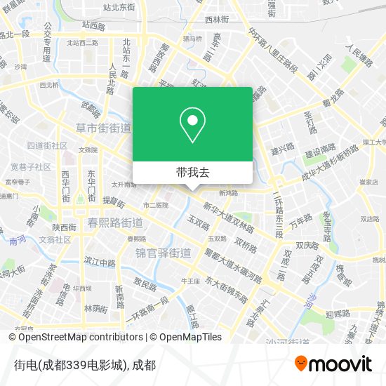 街电(成都339电影城)地图