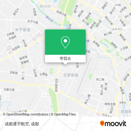 成都通宇航空地图