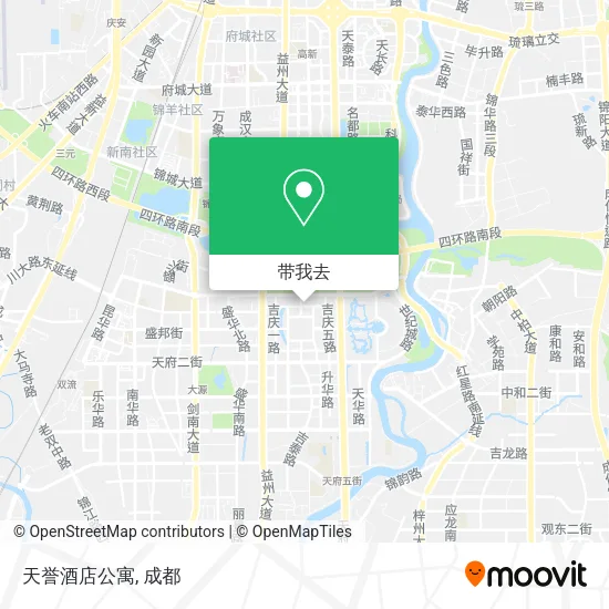 天誉酒店公寓地图
