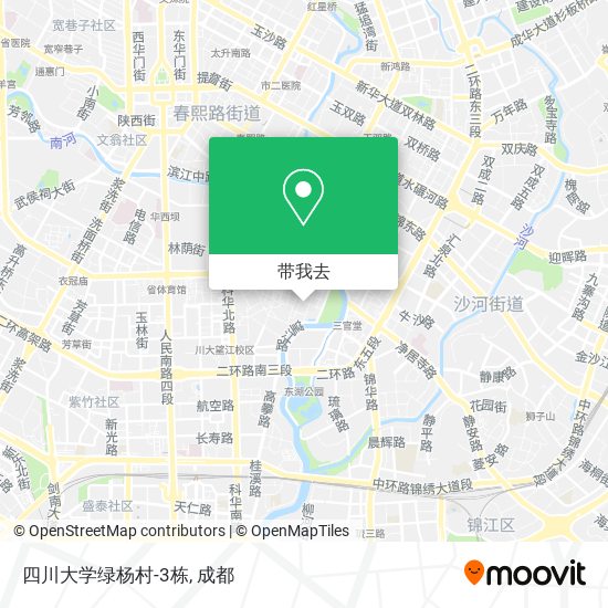 四川大学绿杨村-3栋地图