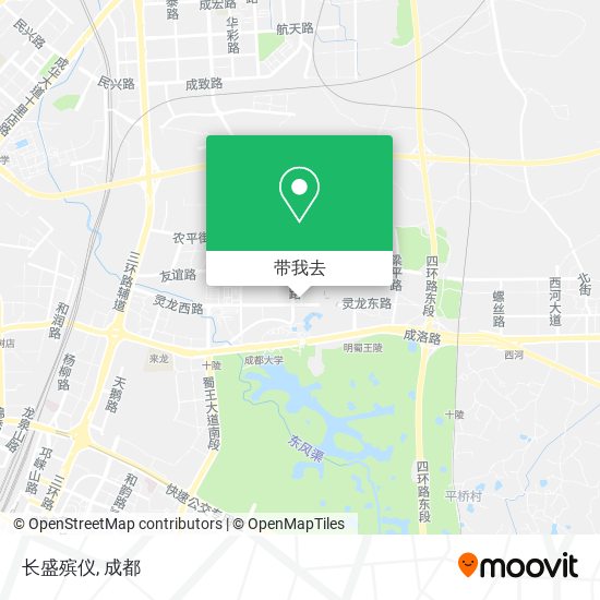 长盛殡仪地图