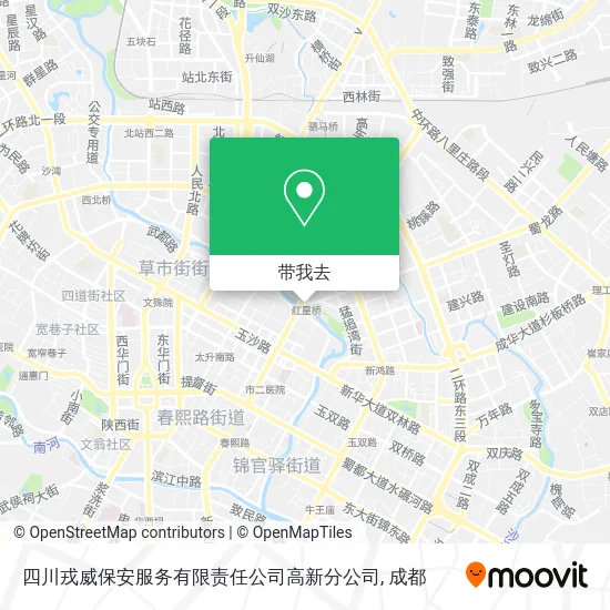 四川戎威保安服务有限责任公司高新分公司地图