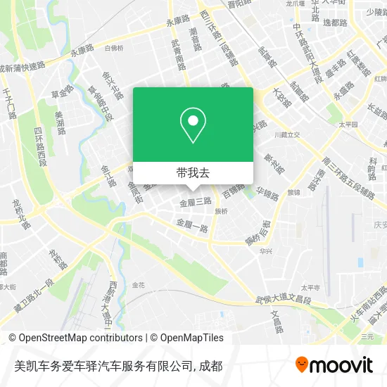 美凯车务爱车驿汽车服务有限公司地图