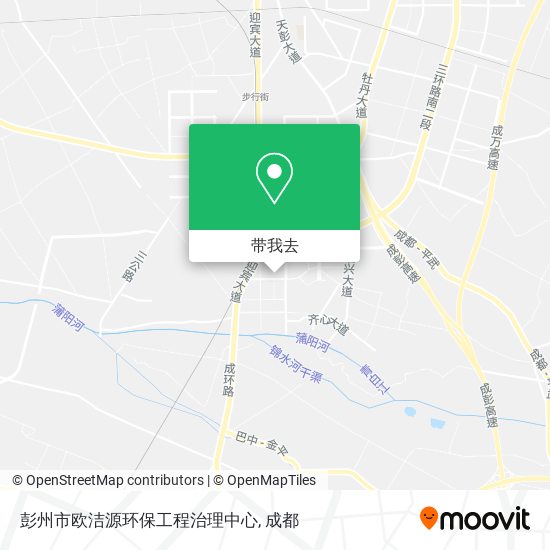 彭州市欧洁源环保工程治理中心地图