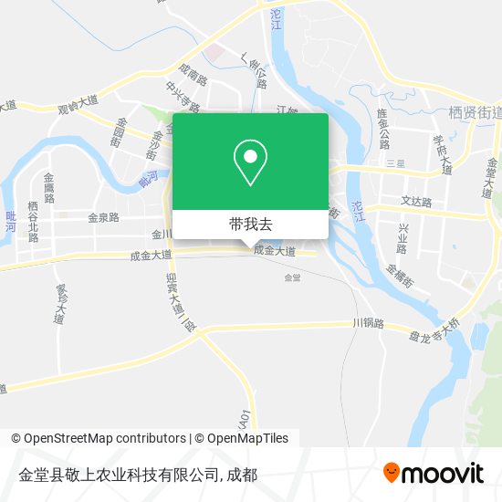 金堂县敬上农业科技有限公司地图