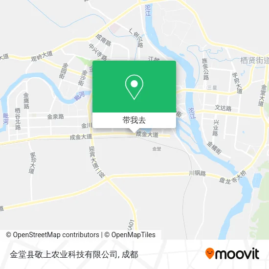 金堂县敬上农业科技有限公司地图