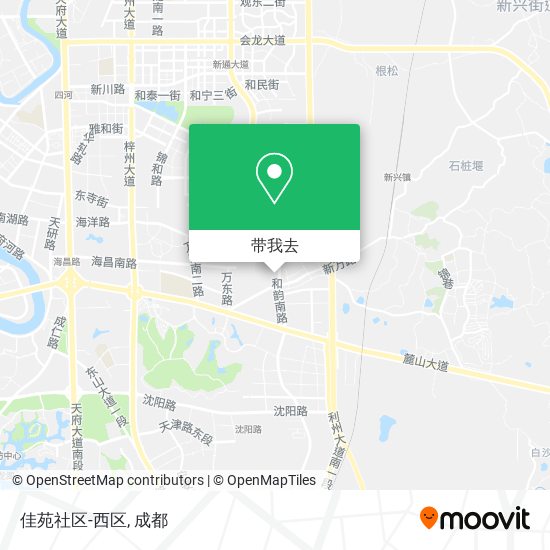 佳苑社区-西区地图
