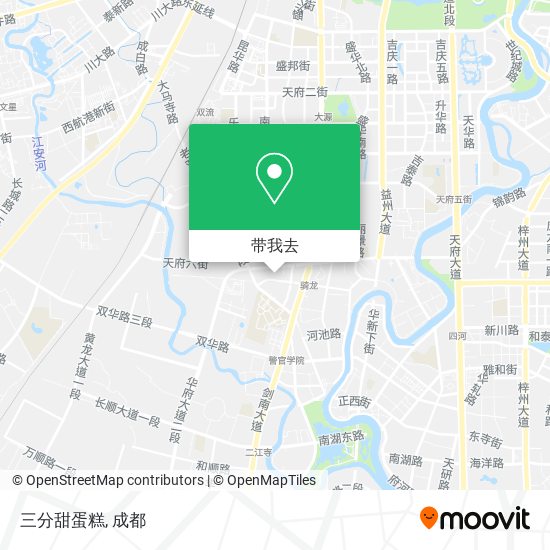 三分甜蛋糕地图