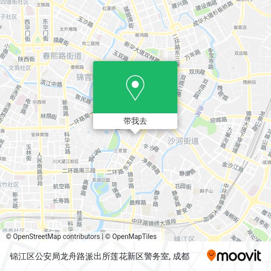 锦江区公安局龙舟路派出所莲花新区警务室地图