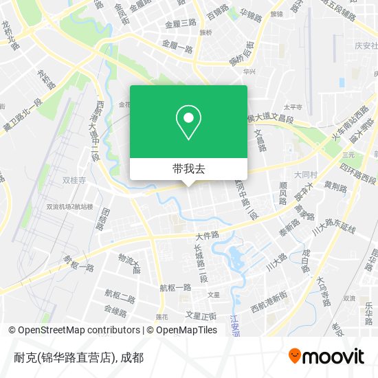 耐克(锦华路直营店)地图