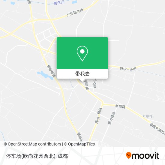 停车场(欧尚花园西北)地图