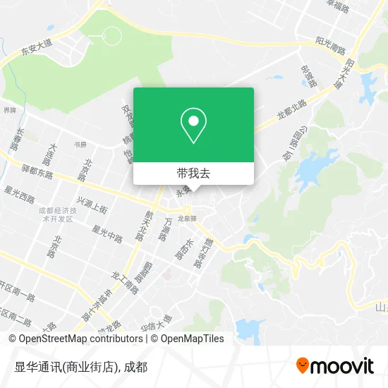 显华通讯(商业街店)地图