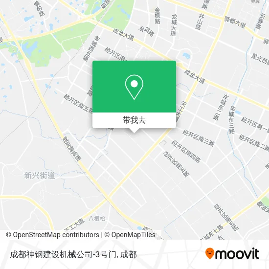 成都神钢建设机械公司-3号门地图