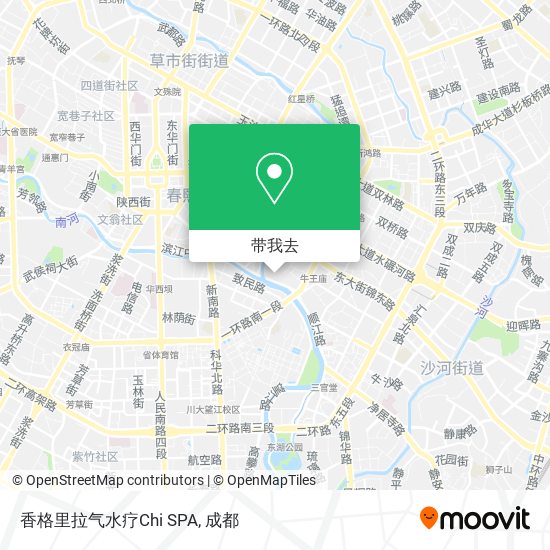 香格里拉气水疗Chi SPA地图