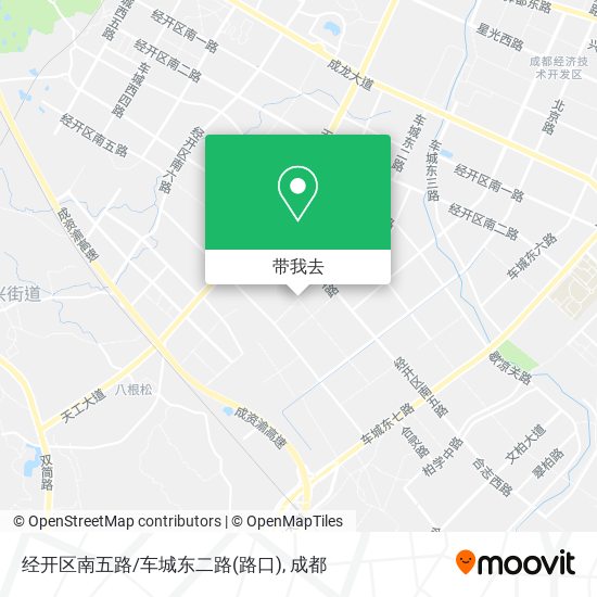 经开区南五路/车城东二路(路口)地图