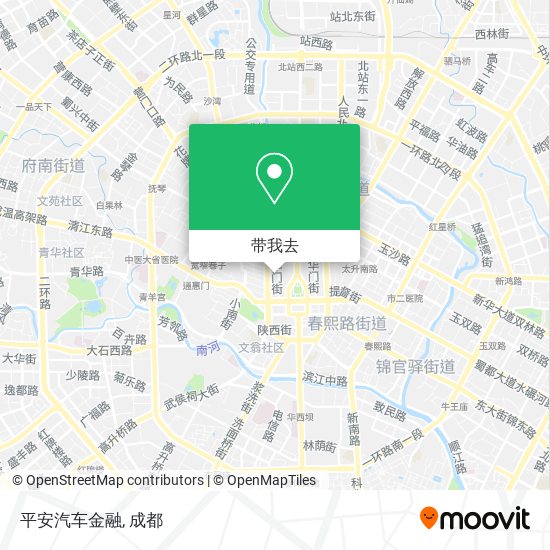 平安汽车金融地图