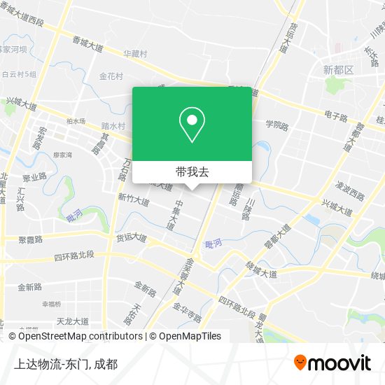 上达物流-东门地图