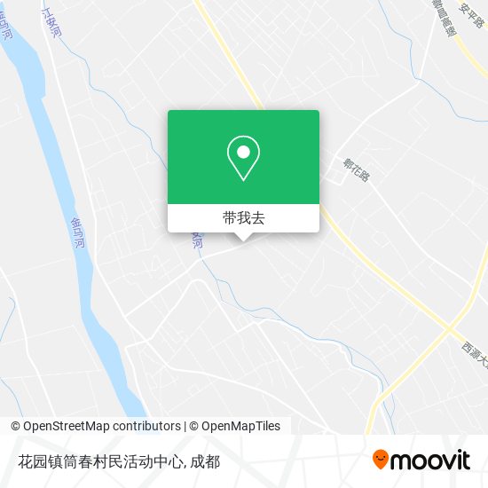 花园镇筒春村民活动中心地图