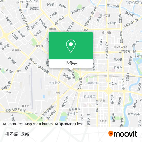 佛圣庵地图