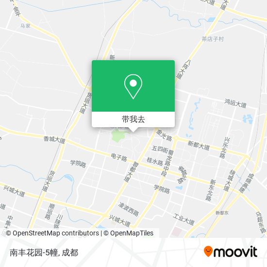 南丰花园-5幢地图