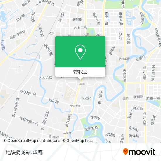 地铁骑龙站地图