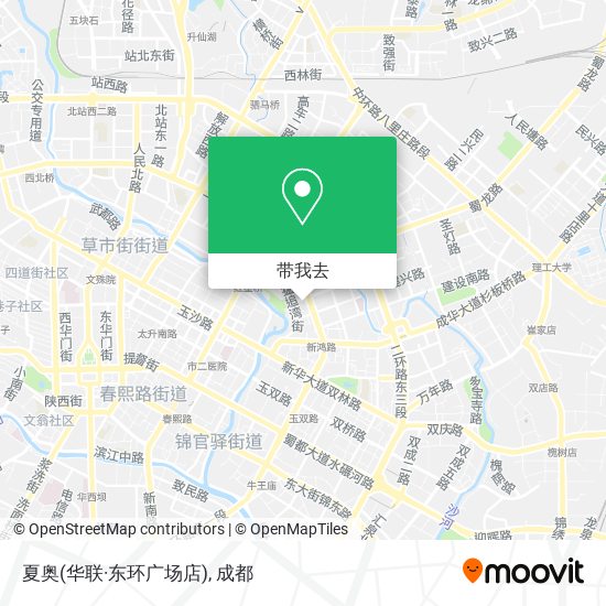 夏奥(华联·东环广场店)地图