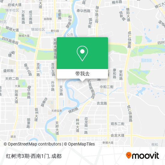 红树湾3期-西南1门地图