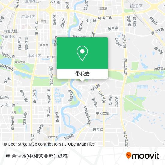 申通快递(中和营业部)地图