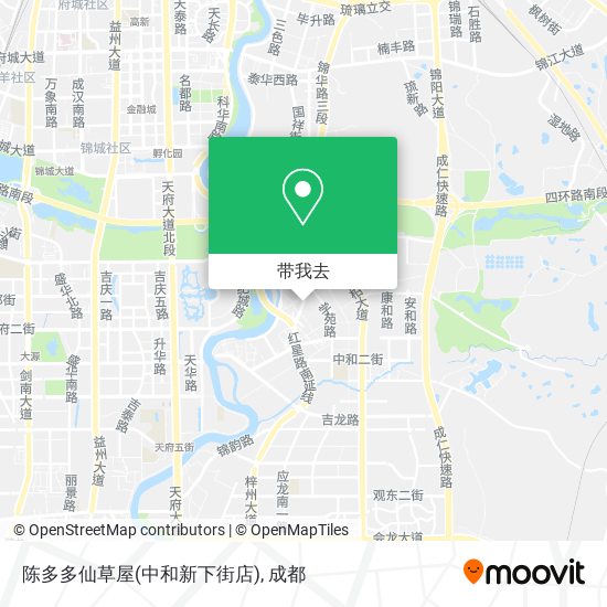 陈多多仙草屋(中和新下街店)地图