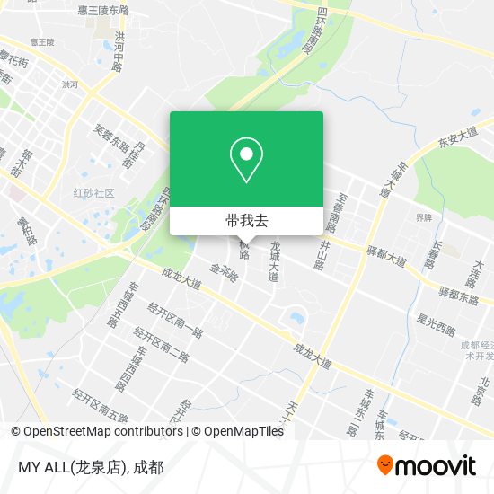 MY ALL(龙泉店)地图