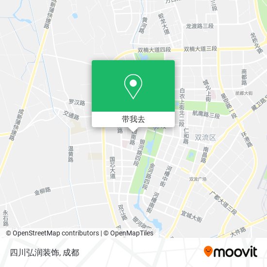 四川弘润装饰地图