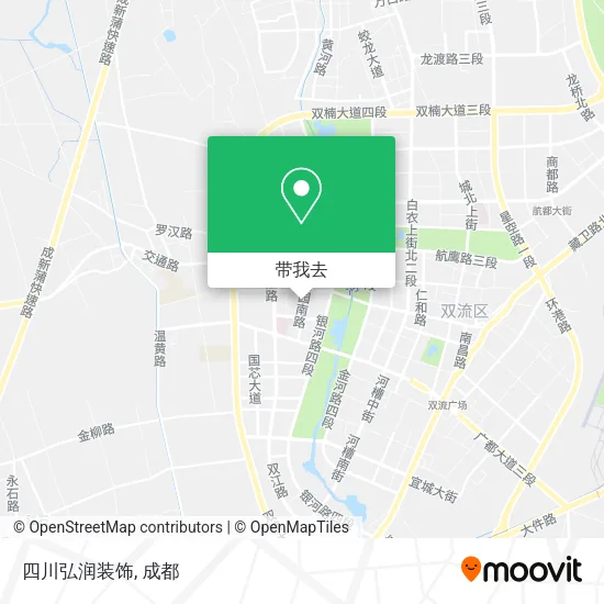 四川弘润装饰地图
