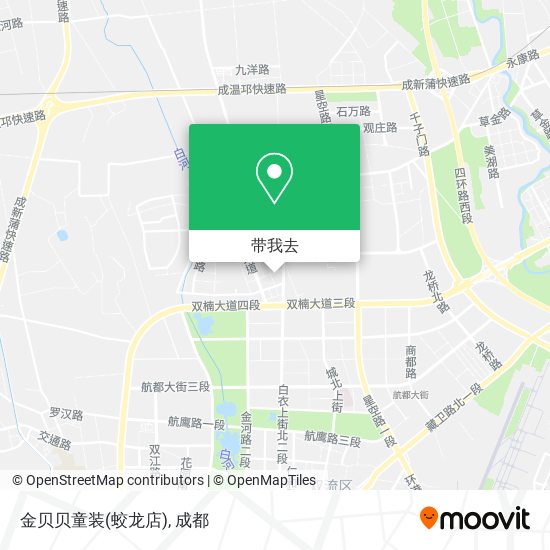 金贝贝童装(蛟龙店)地图