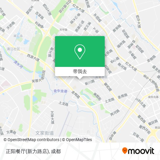 正阳餐厅(新力路店)地图