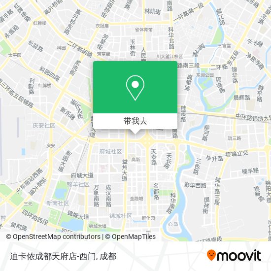 迪卡侬成都天府店-西门地图