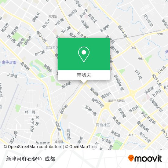 新津河鲜石锅鱼地图