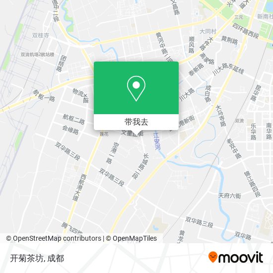 开菊茶坊地图
