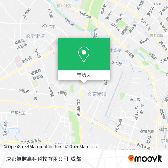 成都旭腾高科科技有限公司地图
