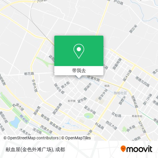 献血屋(金色外滩广场)地图