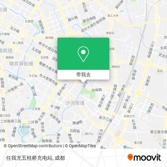 任我充五桂桥充电站地图